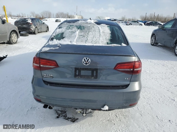 2017 Volkswagen Jetta 1.4T SE with VIN 3VWB67AJXHM221652, listed as a Copart auction lot 45173615 with 149,457 mi miles and Salvage Title. Bid and sale history available at carsss.com. Image 6.