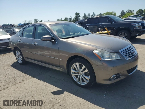 2008 Infiniti M с VIN JNKAY01FX8M650215, выставлен на аукционе Copart как лот 61283625 с пробегом 105 562 миль миль и Списание • Salvage title. История ставок и продаж доступна на DreamBid. Изображение 4.