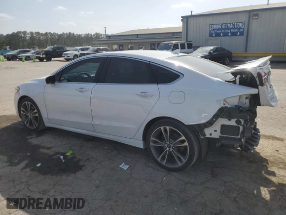 2020 Ford Fusion Titanium with VIN 3FA6P0K96LR199681, listed as a Copart auction lot 49007905 with 80,276 mi miles and Salvage title. Bid and sale history available at DreamBid. Image 2.