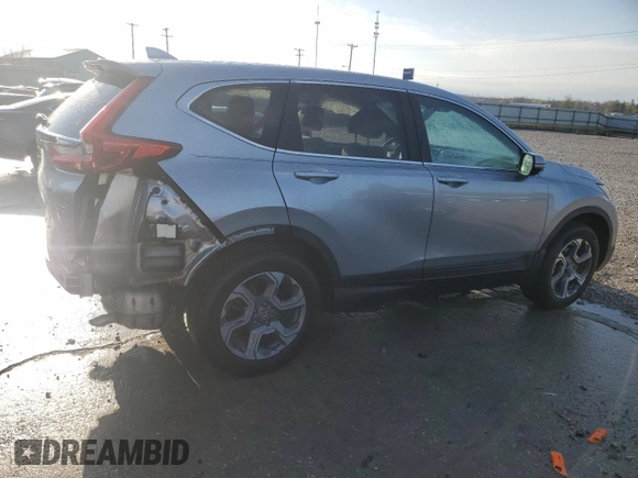 2019 Honda CR-V EX with VIN 7FARW2H51KE005380, listed as a Copart auction lot 52133465 with 68,575 mi miles and Salvage Title. Bid and sale history available at DreamBid. Image 3.