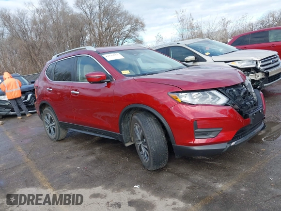 2019 Nissan Rogue SL with VIN 5N1AT2MV9KC759403, listed as a IAAI auction lot 41079745 with 57,419 mi miles. Bid and sale history available at carsss.com. Image 1.