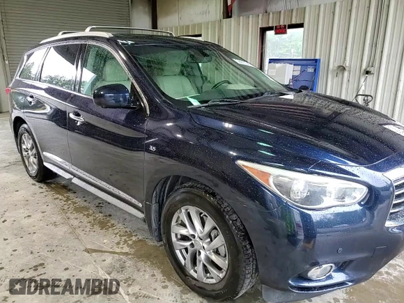 2015 Infiniti QX60 with VIN 5N1AL0MM6FC556695, listed as a Copart auction lot 56818345 with 139,502 mi miles and Salvage title. Bid and sale history available at DreamBid. Image 13.