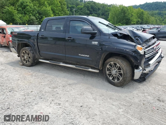 2016 Toyota Tundra 4WD Truck SR5 with VIN 5TFDW5F13GX555393, listed as a Copart auction lot 58777874 with 168,791 mi miles and Salvage Title. Bid and sale history available at carsss.com. Image 4.