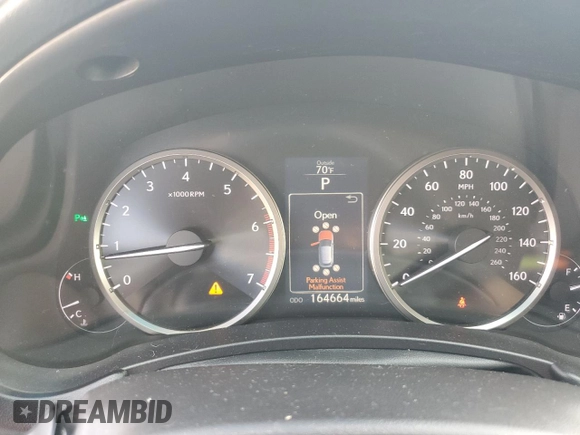 2017 Lexus NX 200t with VIN JTJYARBZXH2058629, listed as a Copart auction lot 55717285 with 164,664 mi miles and Salvage Title. Bid and sale history available at DreamBid. Image 9.