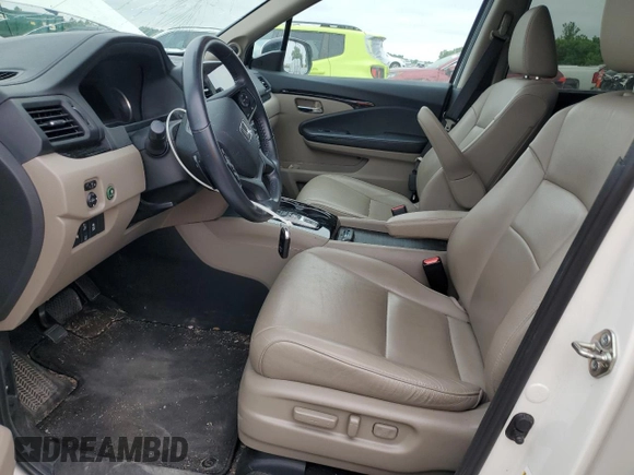 2019 Honda Pilot Touring 7-Passenger with VIN 5FNYF6H6XKB059073, listed as a Copart auction lot 59564345 with 81,599 mi miles and Salvage title. Bid and sale history available at DreamBid. Image 7.