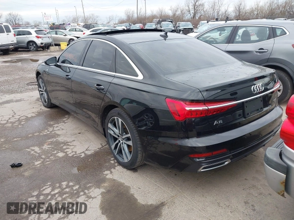2019 Audi A6 Premium with VIN WAUK2AF28KN054828, listed as a IAAI auction lot 41840446 with 128,759 mi miles. Bid and sale history available at carsss.com. Image 3.