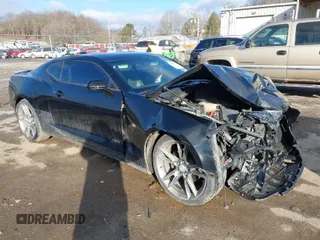 2019 Chevrolet Camaro 1LT with VIN 1G1FB1RSXK0145430, listed as a IAAI auction lot 41668008 with 25,841 mi miles. Bid and sale history available at carsss.com. Image 1.