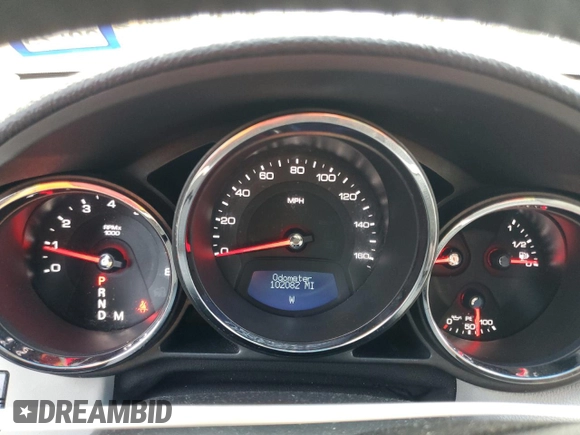 2012 Cadillac CTS Luxury with VIN 1G6DE5E58C0152071, listed as a Copart auction lot 42623935 with 102,082 mi miles and Salvage Title. Bid and sale history available at DreamBid. Image 9.