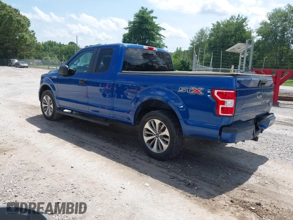 2018 Ford F-150 XL with VIN 1FTEX1CP9JFB49232, listed as a IAAI auction lot 42563844 with 46,297 mi miles and . Bid and sale history available at DreamBid. Image 3.