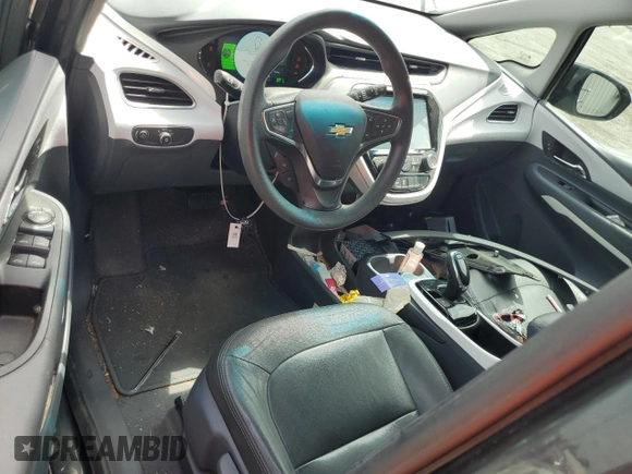 2019 Chevrolet Bolt EV LT with VIN 1G1FY6S04K4120164, listed as a Copart auction lot 59512895 with 57,692 mi miles and Salvage title. Bid and sale history available at DreamBid. Image 8.