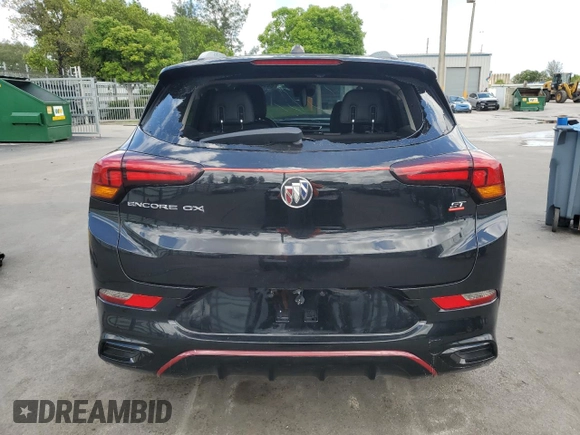 2021 Buick Encore GX Preferred with VIN KL4MMBS2XMB099625, listed as a Copart auction lot 64941115 with 82,928 mi miles and Non repairable. Bid and sale history available at DreamBid. Image 6.