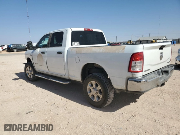 2024 Ram 2500 Big Horn z VIN 3C6UR5DL1RG106160, wystawiony jako Copart lot #52650405 z przebiegiem 40 090 mil mil oraz Szkoda całkowita • Salvage title. Historia ofert i sprzedaży dostępna na DreamBid. Obrazek 2.