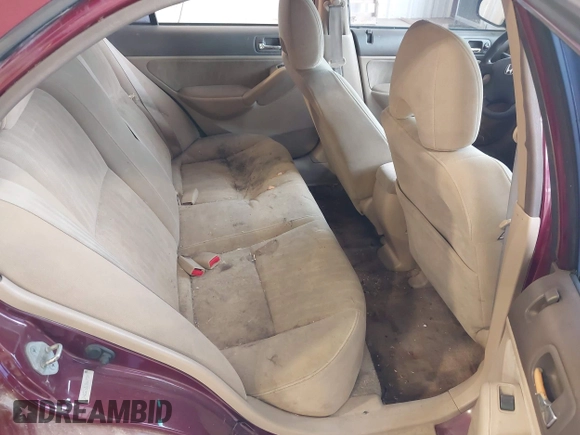 2003 Honda Civic LX with VIN 2HGES16513H609589, listed as a IAAI auction lot 42188876 with Not Provided miles and . Bid and sale history available at DreamBid. Image 8.