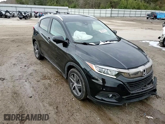 2022 Honda HR-V EX with VIN 3CZRU6H58NM747889, listed as a Copart auction lot 89227875 with 70,318 mi miles and Salvage Title. Bid and sale history available at carsss.com. Image 10.