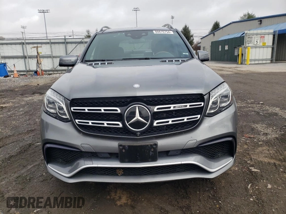 2017 Mercedes-Benz GLS with VIN 4JGDF7FEXHA893212, listed as a Copart auction lot 80876754 with 110,073 mi miles and Salvage Title. Bid and sale history available at carsss.com. Image 5.