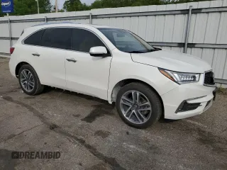 2019 Acura MDX Sport Hybrid w/Advance Pkg with VIN 5J8YD7H70KL001198, listed as a Copart auction lot 52866574 with 76,672 mi miles and Salvage Title. Bid and sale history available at carsss.com. Image 4.