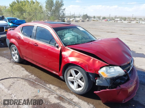 2008 Dodge Avenger SXT with VIN 1B3LC56R98N169618, listed as a IAAI auction lot 40626545 with 153,921 mi miles. Bid and sale history available at carsss.com. Image 13.