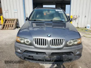 2005 BMW X5 3.0i with VIN 5UXFA13545LU48461, listed as a Copart auction lot 60874404 with 191,514 mi miles and Salvage Title. Bid and sale history available at carsss.com. Image 5.
