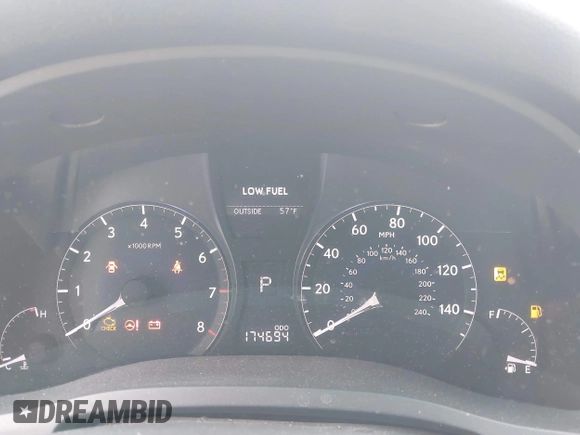 2010 Lexus RX 350 with VIN 2T2ZK1BA2AC012215, listed as a IAAI auction lot 42128435 with 174,694 mi miles. Bid and sale history available at carsss.com. Image 7.