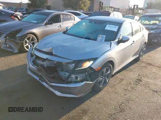 2019 Honda Civic Sedan LX with VIN 2HGFC2F66KH550182, listed as a IAAI auction lot 41861965 with 160,344 mi miles. Bid and sale history available at carsss.com. Image 22.