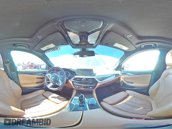 2018 BMW 5 Series 530i with VIN WBAJA5C59JWA35964, listed as a Copart auction lot 49891975 with 111,809 mi miles and Salvage Title. Bid and sale history available at DreamBid. Image 13.