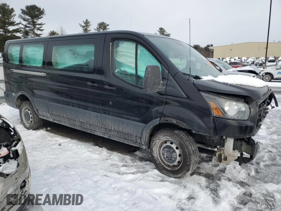 2015 Ford Transit XL with VIN 1FBZX2YM0FKB17715, listed as a Copart auction lot 41738095 with 96,670 mi miles and Salvage title. Bid and sale history available at DreamBid. Image 4.