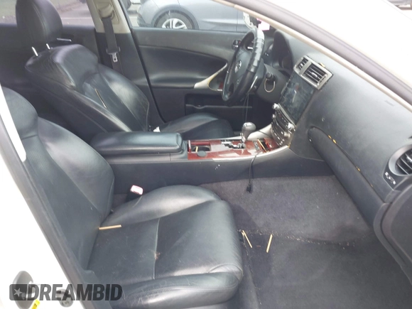 2006 Lexus IS 250 with VIN JTHCK262262007247, listed as a IAAI auction lot 42098013 with 148,221 mi miles and . Bid and sale history available at DreamBid. Image 5.