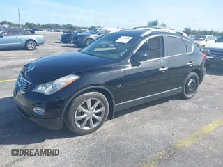2014 Infiniti QX50 Journey with VIN JN1BJ0HP6EM210628, listed as a IAAI auction lot 40570424 with 48,851 mi miles. Bid and sale history available at carsss.com. Image 2.