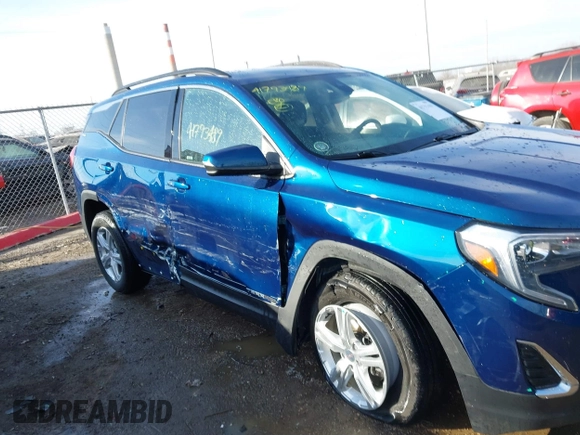 2020 GMC Terrain SLE with VIN 3GKALMEV2LL332234, listed as a IAAI auction lot 41793489 with 65,921 mi miles. Bid and sale history available at carsss.com. Image 6.