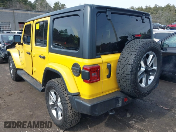 2021 Jeep Wrangler Unlimited Sahara с VIN 1C4HJXEG4MW624532, выставлен на аукционе IAAI как лот 41783382 с пробегом 81 116 миль миль и . История ставок и продаж доступна на DreamBid. Изображение 3.