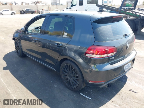2013 Volkswagen GTI with VIN WVWGD7AJ1DW134778, listed as a IAAI auction lot 41831289 with 150,188 mi miles. Bid and sale history available at carsss.com. Image 3.
