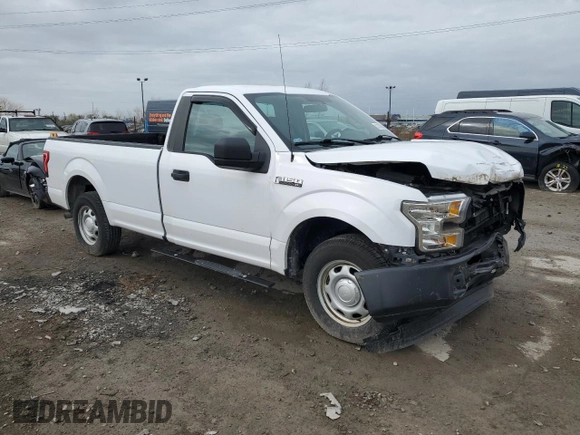 2016 Ford F-150 XL with VIN 1FTMF1C85GKD04074, listed as a Copart auction lot 51312805 with 76,934 mi miles and Salvage Title. Bid and sale history available at DreamBid. Image 4.