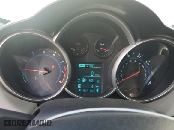 2014 Chevrolet Cruze LS with VIN 1G1PA5SH4E7176455, listed as a Copart auction lot 45659695 with 133,116 mi miles and Salvage Title. Bid and sale history available at DreamBid. Image 9.