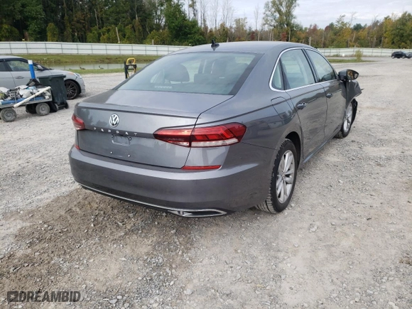 2020 Volkswagen Passat 2.0T SE with VIN 1VWSA7A3XLC008128, listed as a Copart auction lot 40368853 with 61,197 mi miles. Bid and sale history available at carsss.com. Image 4.
