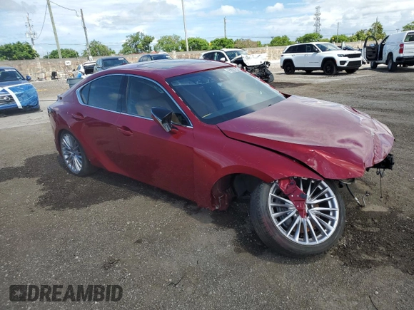 2023 Lexus IS 300 с VIN JTHDA1D2XP5126152, выставлен на аукционе Copart как лот 58768545 с пробегом Не указан миль и На запчасти • Non repairable. История ставок и продаж доступна на DreamBid. Изображение 4.