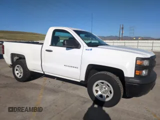 2014 Chevrolet Silverado 1500 Work Truck with VIN 1GCNKPEH3EZ335702, listed as a Copart auction lot 52570025 with 135,466 mi miles and Salvage Title. Bid and sale history available at DreamBid. Image 4.
