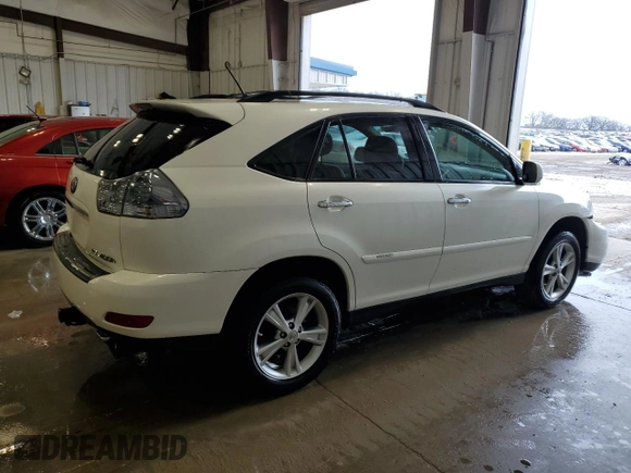 2008 Lexus RX 400h with VIN JTJGW31U082009312, listed as a Copart auction lot 49076565 with 196,778 mi miles and Non Repairable. Bid and sale history available at DreamBid. Image 3.