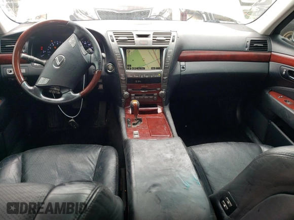 2008 Lexus LS 460 LWB with VIN JTHGL46F485031905, listed as a Copart auction lot 64310963 with 156,057 mi miles and Salvage Title. Bid and sale history available at carsss.com. Image 8.