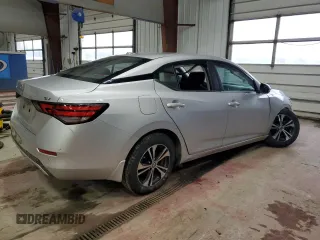 2020 Nissan Sentra SV z VIN 3N1AB8CV1LY213122, wystawiony jako Copart lot #52710185 z przebiegiem 53 471 mil mil oraz Szkody całkowita. Historia ofert i sprzedaży dostępna na DreamBid. Obrazek 3.