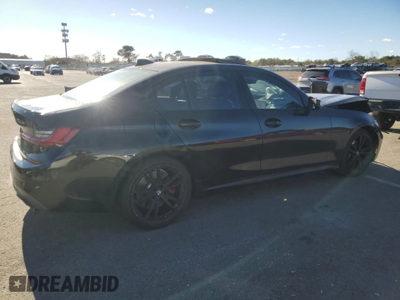 2022 BMW 3 Series M340i xDrive with VIN 3MW5U9J07N8C39262, listed as a Copart auction lot 80432904 with 36,104 mi miles and Non Repairable. Bid and sale history available at carsss.com. Image 3.