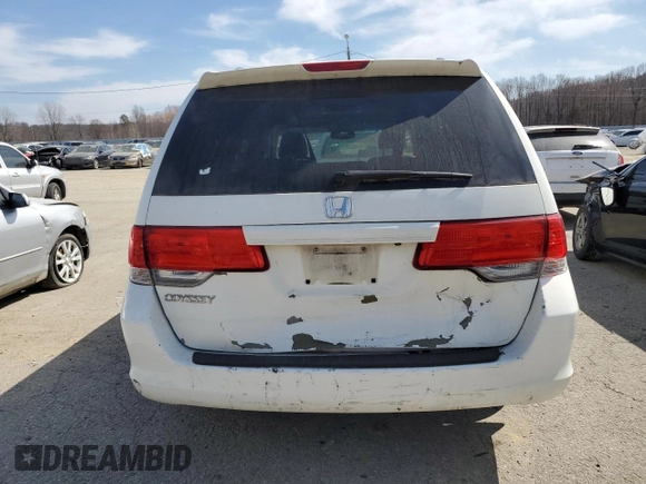 2010 Honda Odyssey EX-L with VIN 5FNRL3H77AB051869, listed as a Copart auction lot 48473815 with 248,511 mi miles and Salvage Title. Bid and sale history available at DreamBid. Image 6.