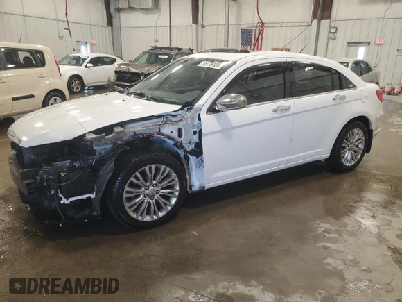 2012 Chrysler 200 Limited with VIN 1C3CCBCG5CN264108, listed as a Copart auction lot 55779105 with 131,300 mi miles and Clean Title. Bid and sale history available at DreamBid. Image 1.