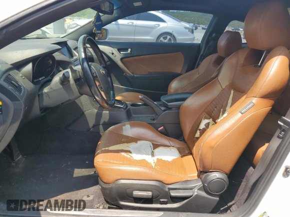 2013 Hyundai Genesis Coupe Grand Touring z VIN KMHHU6KJ7DU095649, wystawiony jako Copart lot #59371065 z przebiegiem Nie podano mil oraz Czysty tytuł • Clean title. Historia ofert i sprzedaży dostępna na DreamBid. Obrazek 7.