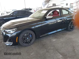 2022 BMW 2 Series M240i xDrive with VIN 3MW53CM02N8C51802, listed as a IAAI auction lot 42478351 with 16,695 mi miles and . Bid and sale history available at DreamBid. Image 2.