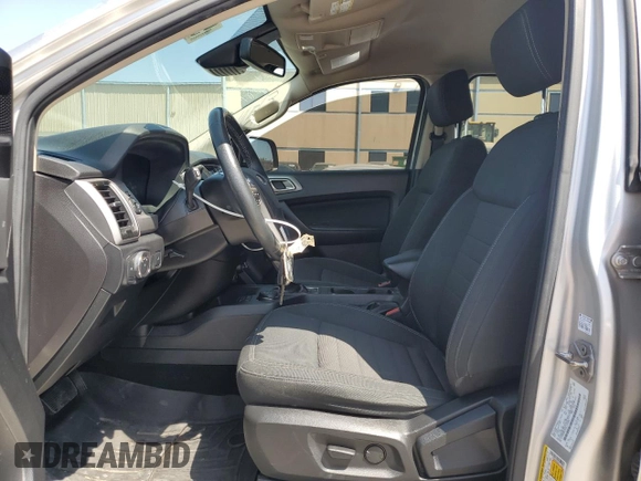 2019 Ford Ranger XL with VIN 1FTER4FH2KLA12958, listed as a Copart auction lot 50587845 with 107,160 mi miles and Salvage Title. Bid and sale history available at DreamBid. Image 7.