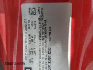 2014 Chevrolet Camaro LT z VIN 2G1FC1E35E9142392, wystawiony jako Copart lot #51359115 z przebiegiem 149 205 mil mil oraz Szkoda całkowita • Salvage title. Historia ofert i sprzedaży dostępna na DreamBid. Obrazek 15.