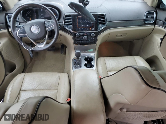 2020 Jeep Grand Cherokee Overland with VIN 1C4RJFCG2LC327390, listed as a Copart auction lot 45600615 with 121,504 mi miles and Salvage Title. Bid and sale history available at carsss.com. Image 8.