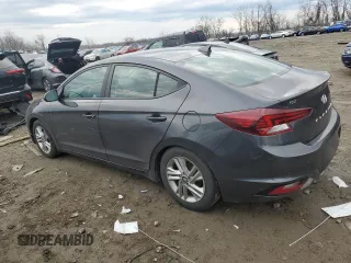 2020 Hyundai Elantra SEL with VIN 5NPD84LF9LH628891, listed as a Copart auction lot 46587595 with 88,655 mi miles and Salvage Title. Bid and sale history available at DreamBid. Image 2.