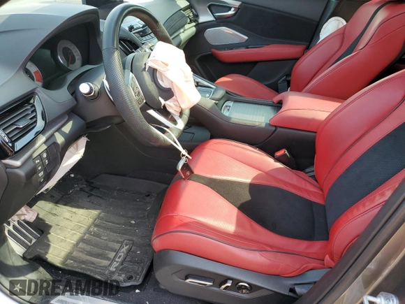 2023 Acura RDX w/A-Spec Package with VIN 5J8TC2H65PL803907, listed as a Copart auction lot 50797325 with 50,963 mi miles and Salvage title. Bid and sale history available at DreamBid. Image 7.