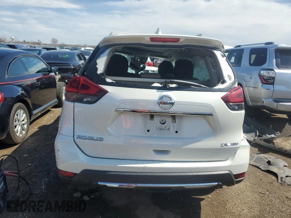 2018 Nissan Rogue SV with VIN 5N1AT2MV1JC808477, listed as a Copart auction lot 50964935 with 105,824 mi miles and Salvage Title. Bid and sale history available at carsss.com. Image 6.